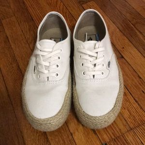 vans platform espadrilles